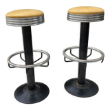 Pair of vintage pro bar stools