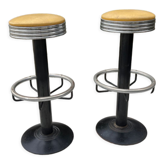 Pair of vintage pro bar stools