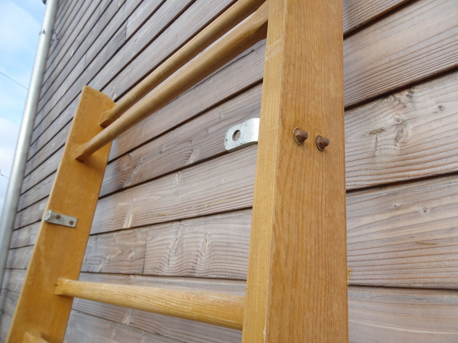 Gymnastics espalier in solid elm