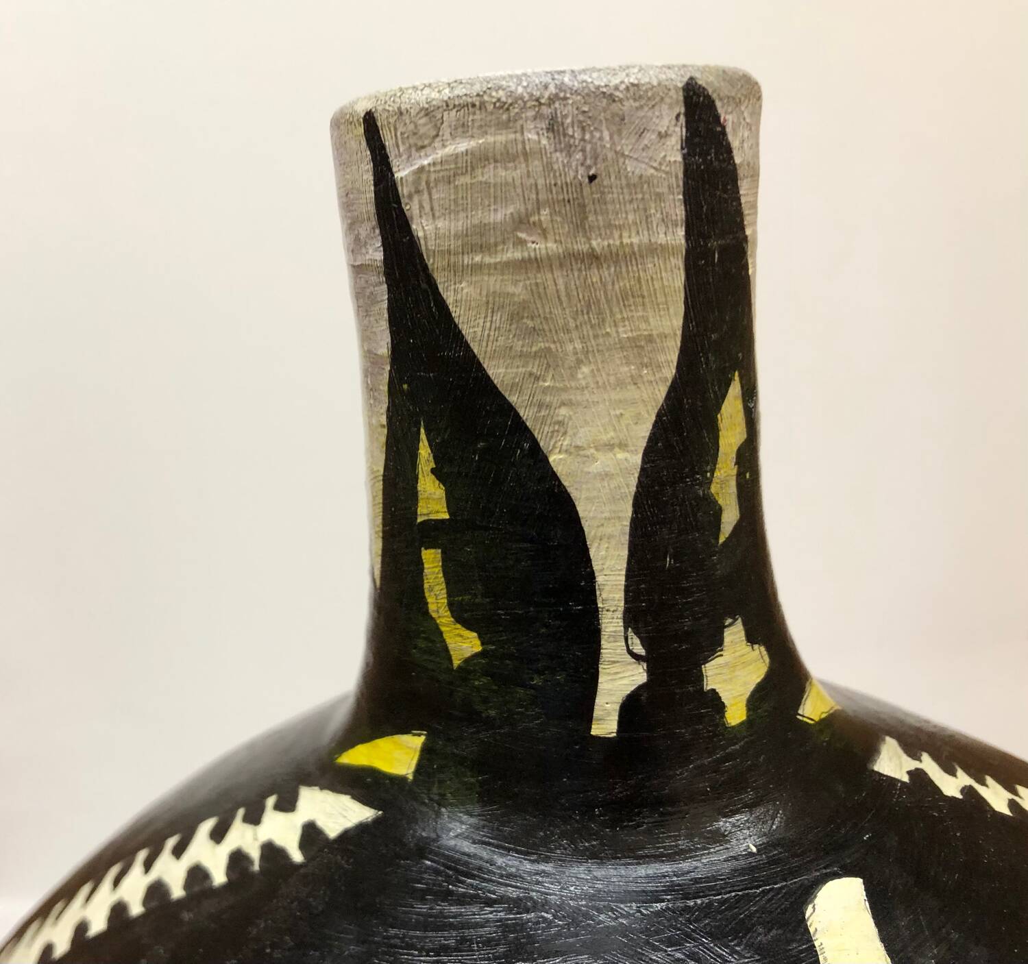 Picasso-inspired bull vase