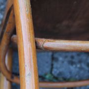 4 chaises bistro aux assises sérigraphiées