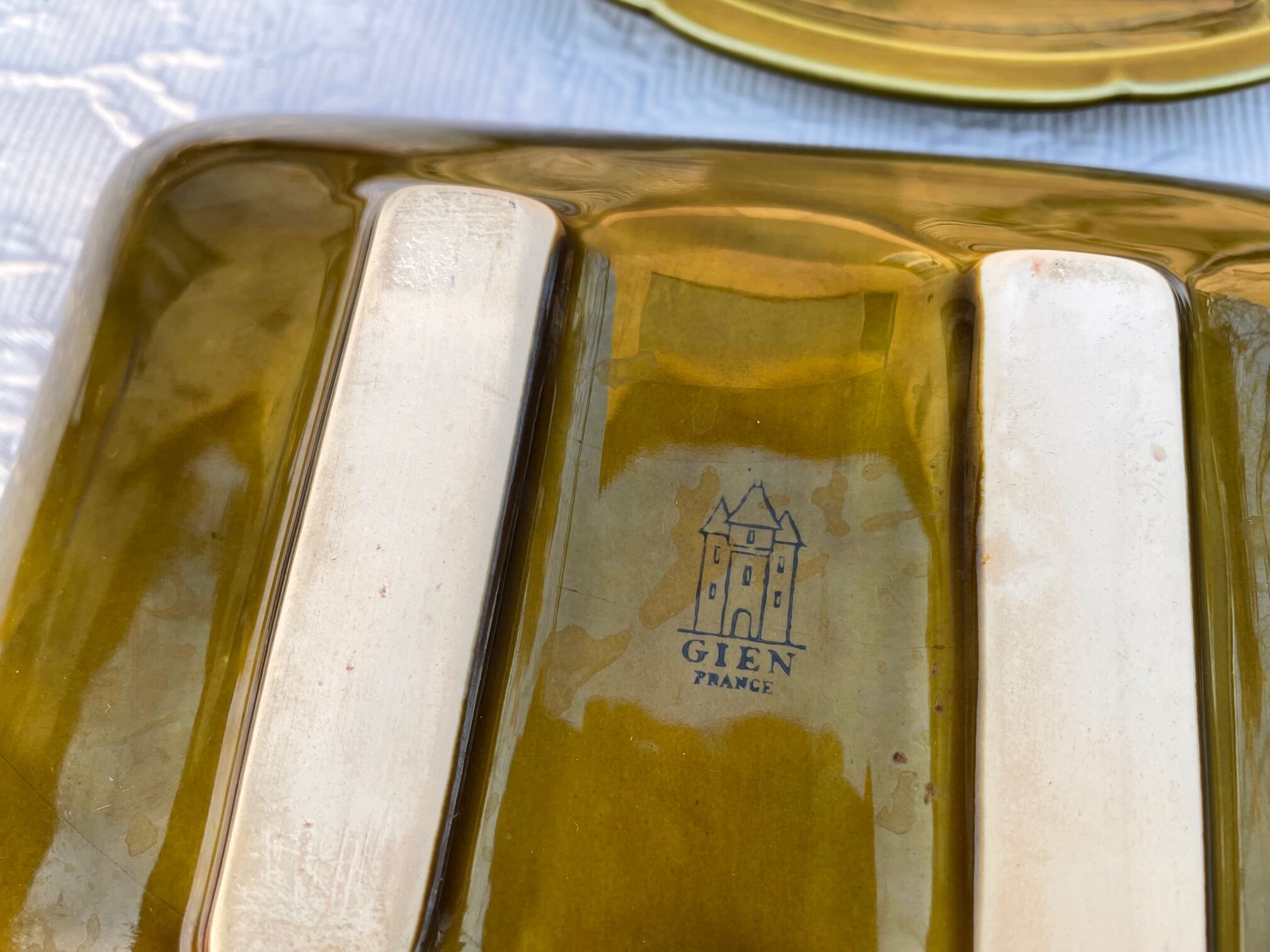 Gien asparagus ceramic service