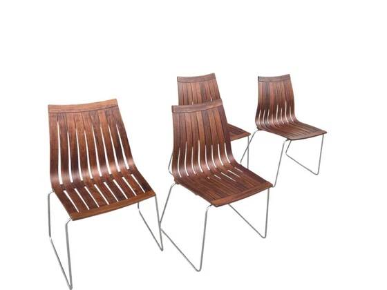 Ensemble de repas Tønnestav par Kjell Richardsen pour Tynes Møbelfabrikk, Norvège, années 1960