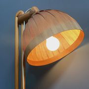 Hans agne Jakobsson wood floor lamp 1960s