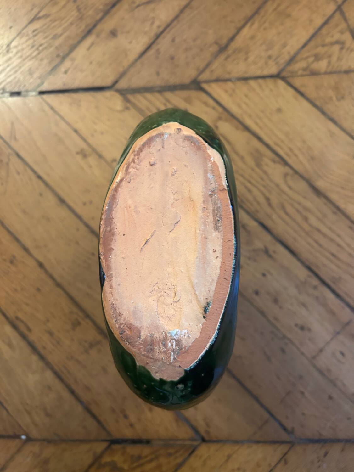 Ceramic candle holder vase