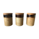 Set de 3 pots à épices en grès