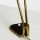 Rare large Mid Century Modern brass table lamp with beautiful patina