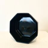 Black octagonal bowl Arcoroc