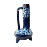 Tripod blue ceramic vase 60