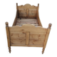 Vintage pine bed chalet style Chamonix for one person.