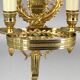 Pair of Gilded Bronze Wall Lights, Directoire Style, Two Lights