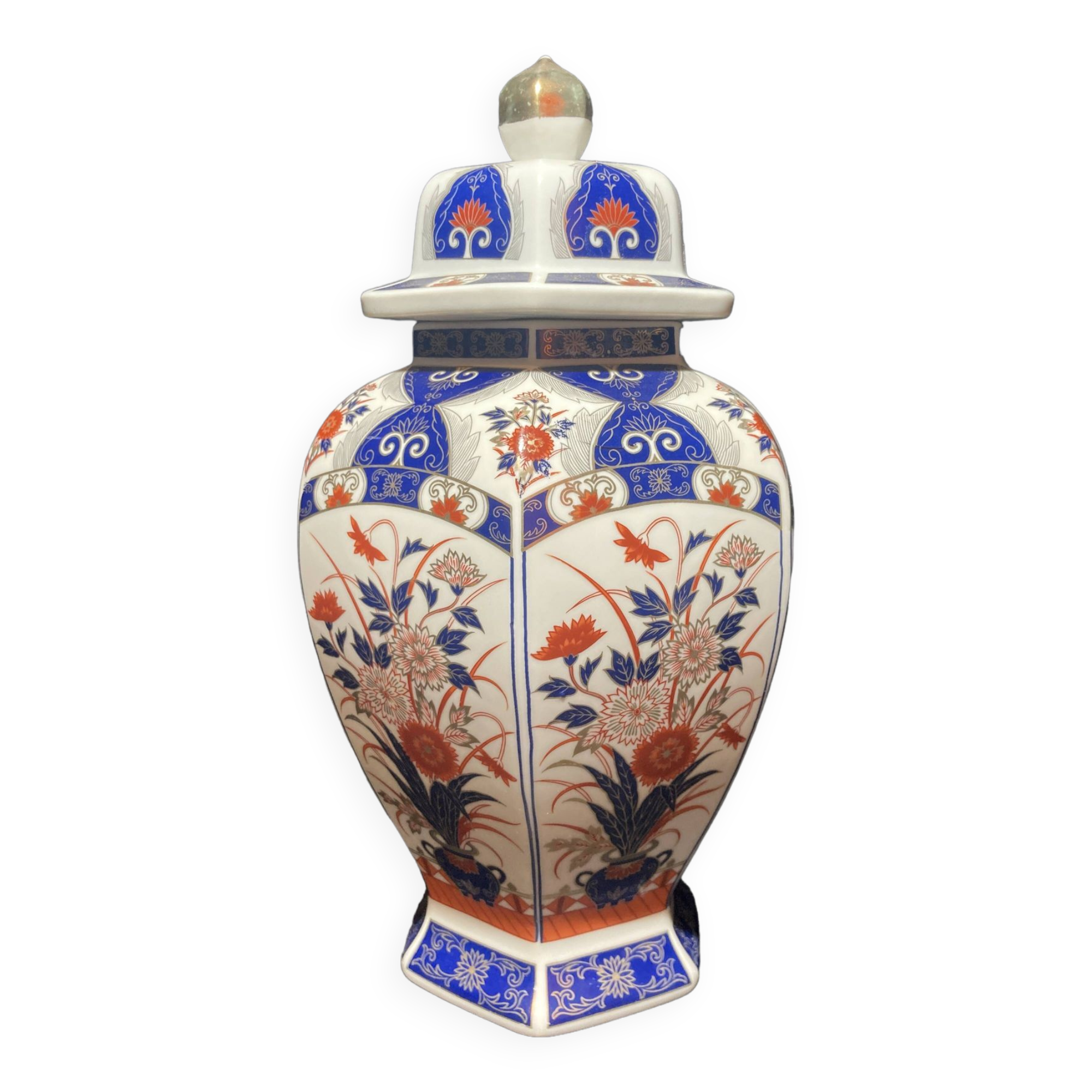 Decorated vase