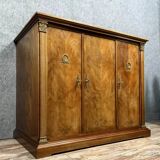 Empire style mahogany and gilded bronze sideboard circa 1950