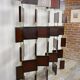 Wooden and brass screen