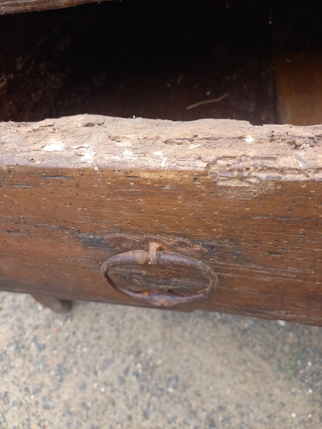 Very old office table