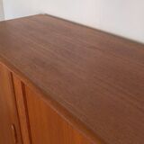 Arno wooden sideboard, Scandinavian teak wood sideboard, vintage storage unit