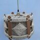 Suspension jute et bois de style scandinave