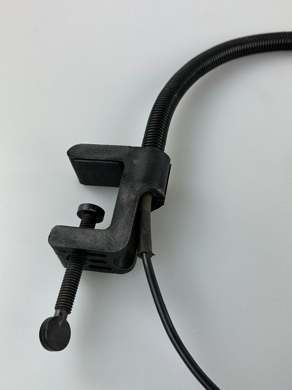 60s 70s table lamp clamp lamp gooseneck space age design metal