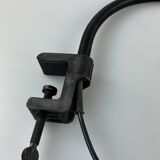 60s 70s table lamp clamp lamp gooseneck space age design metal