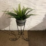 Vintage wrought iron plant holder