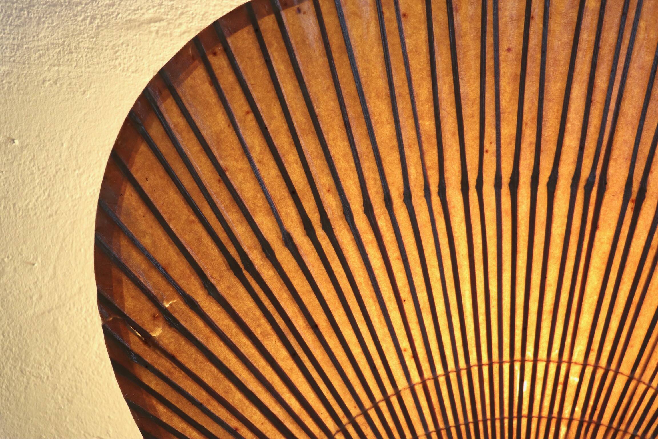 Pair Of Ingo Maurer Uchiwa III Wall Lamps For M-Design, 1973
