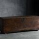Antique wooden storage chest, France, late 18th century