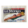 Affiche cinéma originale "Le Mépris" Brigitte Bardot, Jean-Luc Godard 36x55cm 1963