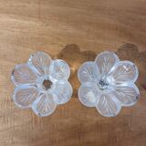 Pair of crystal candlesticks from Arques