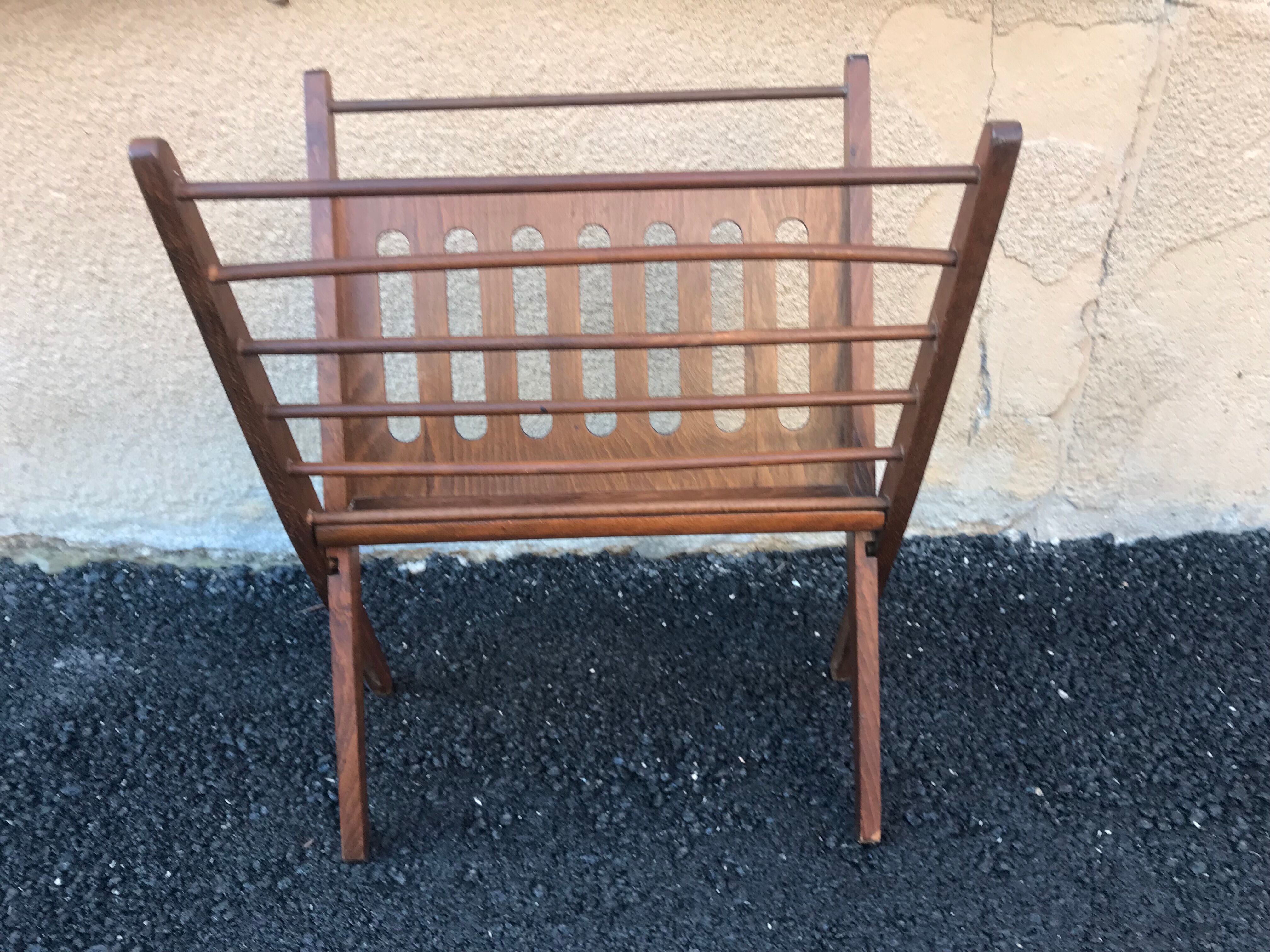 Scandinavian magazine holder by Cees Braakman