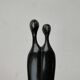 Postmodern metal sculpture Two in One by Louise Hederström for Ikea, 1990s.