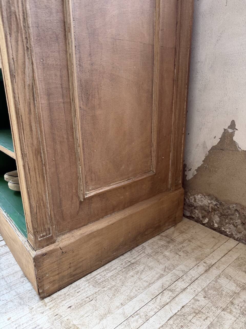 Meuble de métier à casiers en chêne, 1900