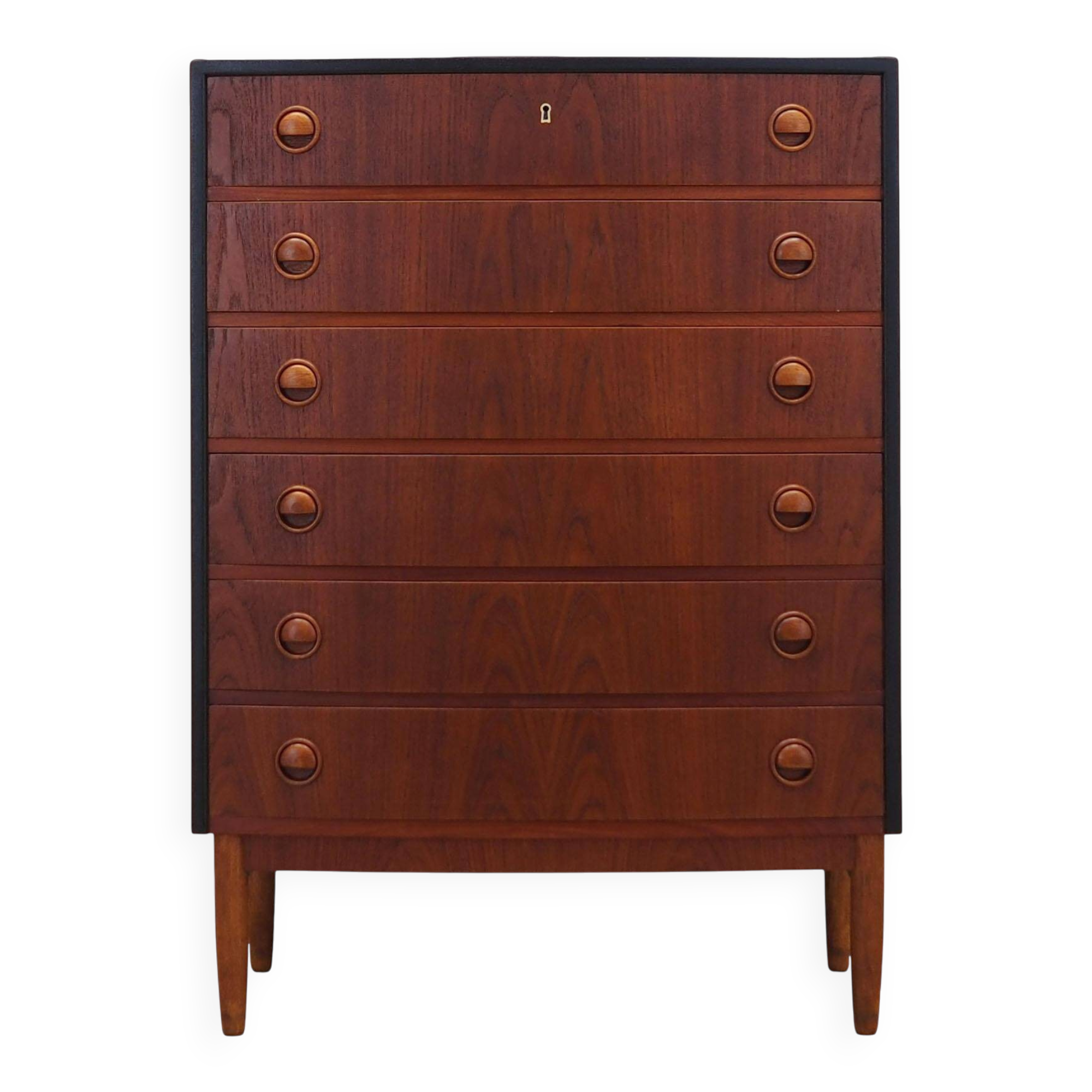 Teak chest of drawers, Danish design, 1960s, designer: Kai Kristiansen, man