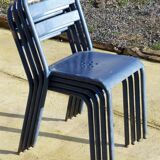 Suite de 4 chaises bistrot vintage