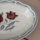 Old earthenware dish from Digoin Sarreguemines Alesia