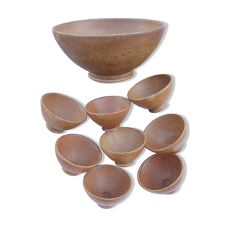 Bowl and sandstone bowl