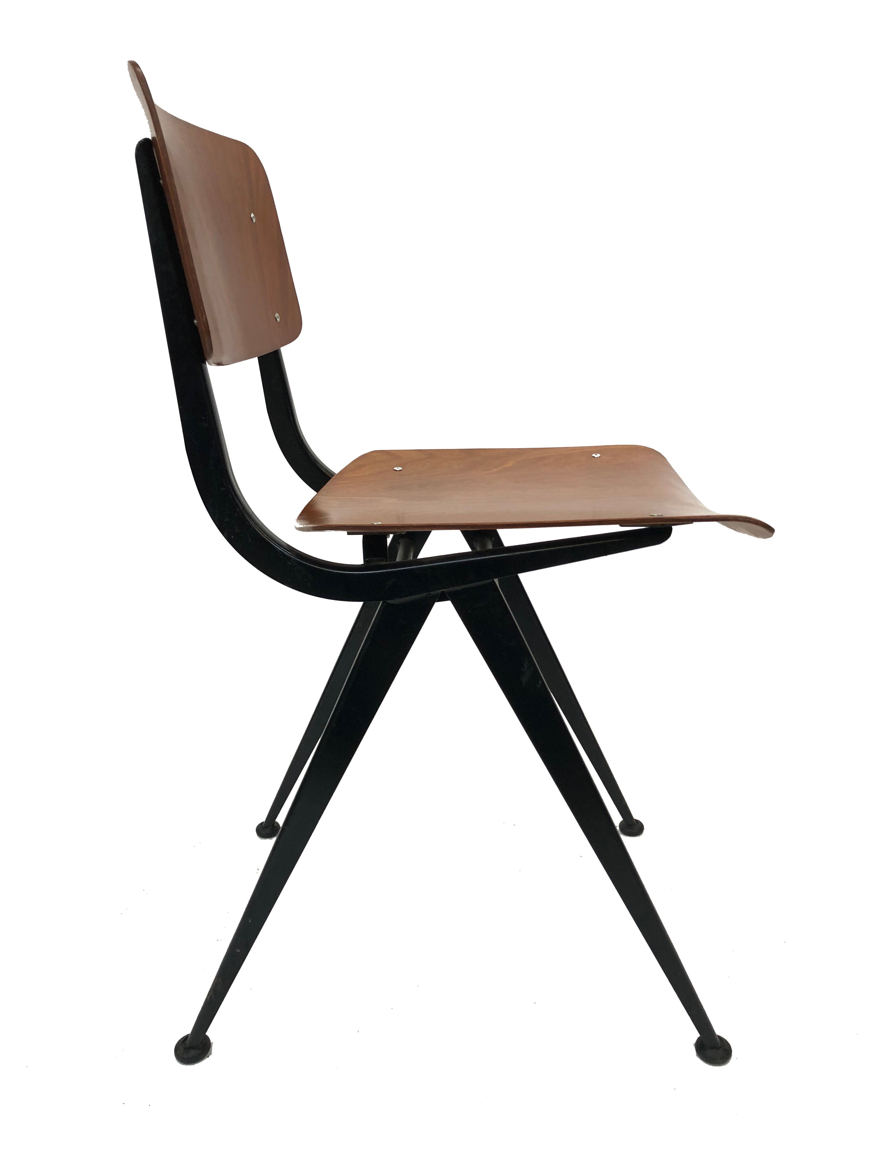 Eromes Marko vintage compass school chair