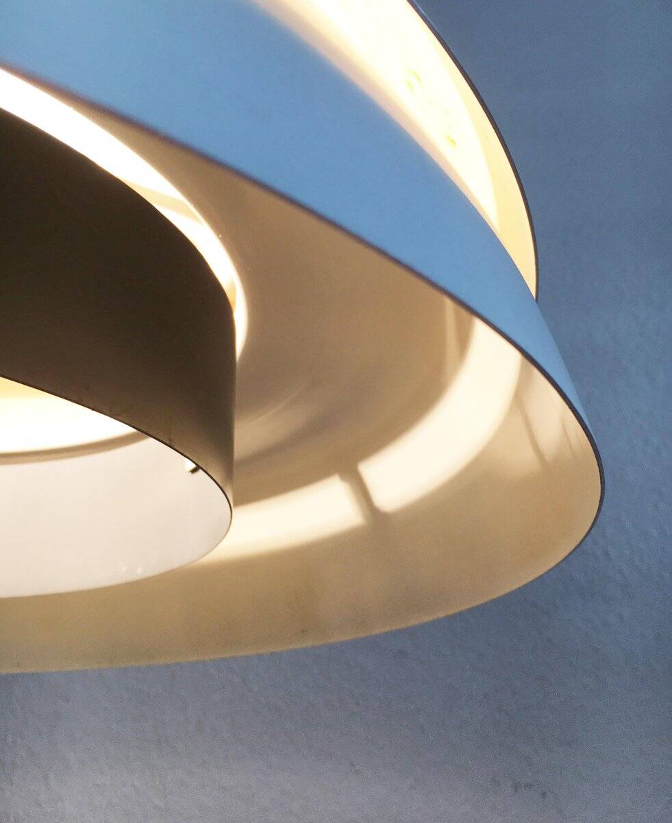 Aluminium Ceiling Lamp by Hans-Agne Jakobsson for Hans-Agne Jakobsson AB Markaryd, 1960s
