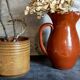 Vintage vase in enamelled sandstone