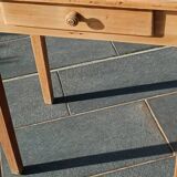 Desk or table in raw wood