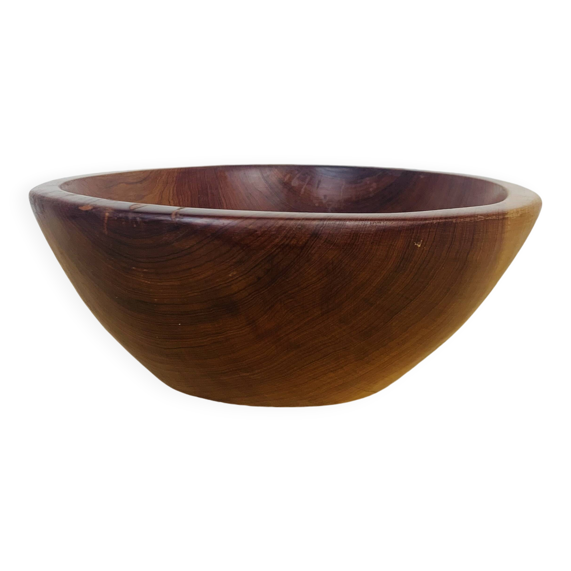 Solid wood fruit bowl, salad bowl