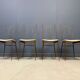 Mid-century Italian brass dining chairs, 1950s