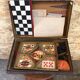 Old board game game goose ladies lotto dwarf yellow toy vintage