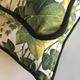 Cushion in old canvas Romanex 50s Ivy decor 40x60cm