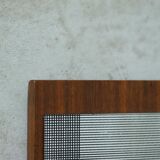 Pop Art Walnut Wall Mirror, 1960s