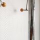 Space Age chrome and wood coat rack 1970