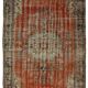 Tapis vintage tissé à la main turc unique en son genre - charme vintage rustique 301x 184 cm