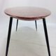 Italian Midcentury Coffee Table with Marble Top and Brass Feet, 1950s