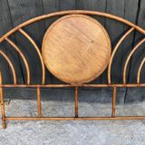 2 seater wicker bedhead