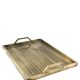 Hollywood regency brass tray, Italy 1970s