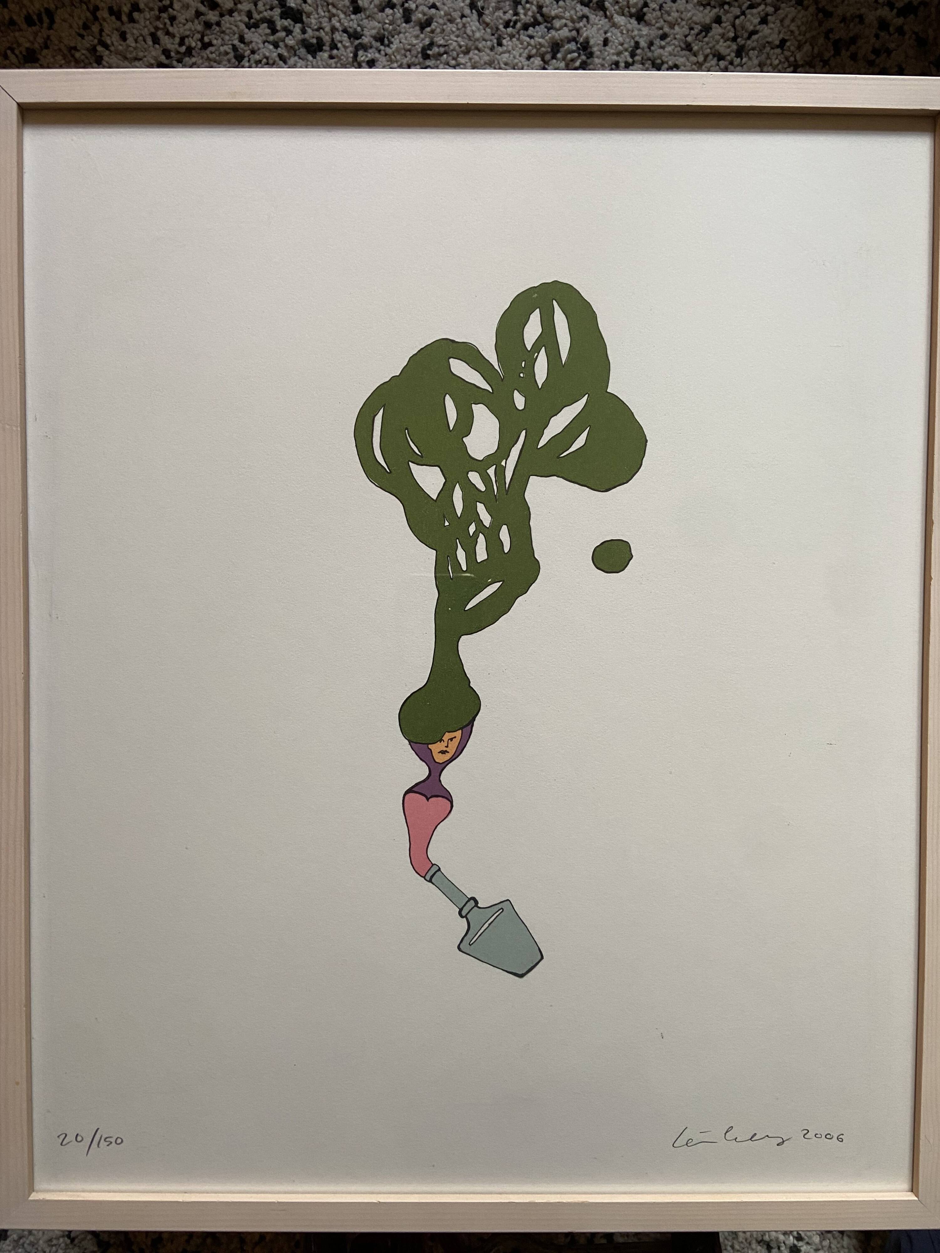 Lithograph "Mermaid" Carin Ellberg